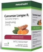 Ficha técnica e caractérísticas do produto Mtc Curcumae Longae R. Curcuma 250Mg 60 Cápsulas - Maxinutri