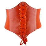 Ficha técnica e caractérísticas do produto Mulheres De Cor Sólida Slim Body Shaper Underbust Corset Lace Up Cintura Cinto