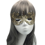 Ficha técnica e caractérísticas do produto Mulheres elegante Máscara golded do laço por Cospaly Festa de Halloween do vestido extravagante Máscara