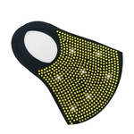 Ficha técnica e caractérísticas do produto Mulheres Elegantes Rhinestone 3D Anti-UV Poeira Half Face Boca Cover Máscara Protetora