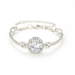 Ficha técnica e caractérísticas do produto HAO Mulheres elegantes simples pulseira de diamante Shinning Bracelet