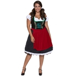 Ficha técnica e caractérísticas do produto Mulheres Hallowmas Oktoberfest * Tamanho Grande Tradicional Dirndl Vestido Costume Retro Vestido