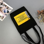 Ficha técnica e caractérísticas do produto Hun Infantil Mulheres Leve Eco-friendly Canvas Single-ombro estudantes Bag