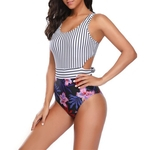 Ficha técnica e caractérísticas do produto Gostar Mulheres Moda Sexy Printing Magro uma peça Bikini