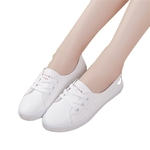 Ficha técnica e caractérísticas do produto Mulheres Moda Todos os Equivalentes Branco Casual Lace-up respiráveis ¿¿Shoes