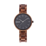 Ficha técnica e caractérísticas do produto Mulheres Natural Wood Quartz elegante relógio de pulso Presente do ornamento Ladies watch