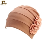 Ficha técnica e caractérísticas do produto Redbey Mulheres Respirável Moda Flower Side High Elastic Chapéu Cor Sólida
