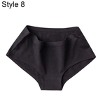 Ficha técnica e caractérísticas do produto Mulheres Sexy Underwear Tangas Cuecas De Algodão Cor Sólida Cuecas Calcinhas