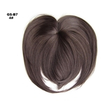 Ficha técnica e caractérísticas do produto Mulheres Silky Clip-On cabelo Topper peruca resistente ao calor Fibre peruca de Moda peruca de cabelo