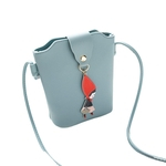 Ficha técnica e caractérísticas do produto Mulheres Simples Individual Shouler Satchel Balde Saco com Formato de Estrela Pingente Shoulder bag