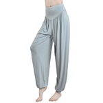 Ficha técnica e caractérísticas do produto Mulheres Sólidos Pants Cor solto Modal Pantalettes para Dance Sports Yoga