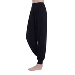 Ficha técnica e caractérísticas do produto Mulheres Sólidos Pants Cor solto Modal Pantalettes para Dance Sports Yoga calças bellydance