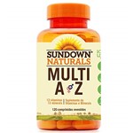 Ficha técnica e caractérísticas do produto Multi A-Z Mix de Vitaminas e Minerais Sundown 120 Cápsulas