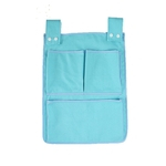 Ficha técnica e caractérísticas do produto MSHOP Multicamadas Canvas Nursery Hanging Armazenamento Bag Diaper bolso para berço cama