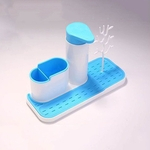 Ficha técnica e caractérísticas do produto Multifuncional Escova de armazenamento racks de armazenamento Box dentífrico armazenamento prateleira