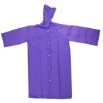 Ficha técnica e caractérísticas do produto Multifunctional Raincoat,Thickening Waterproof Raincoat Outdoor Camping Hoodie Raincoat Purple for Women Men