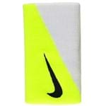 Ficha técnica e caractérísticas do produto Munhequeira Nike Dri-Fit Doublewide 2.0 - Amarelo-Branco