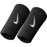 Munhequeira Nike Swoosh Double Wristbands - Preto