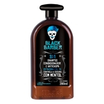 Ficha técnica e caractérísticas do produto Muriel Black Barber Shampoo Anticaspa 3x1 280ml