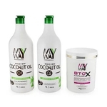 Ficha técnica e caractérísticas do produto My Way Escova Progressiva Coconut Oleo De Coco Selagem Kit
