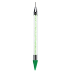 Ficha técnica e caractérísticas do produto Nail Art Dotting Pen Dual-ended Rhinestone Beads Picker Wax Pencil