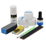 Ficha técnica e caractérísticas do produto Nail Art Kit Acrílico Liquid Gel UV Primer Pen Escova arquivo Formas de buffer definida