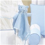 Ficha técnica e caractérísticas do produto Naninha de Bebê Urso Soneca 100% Algodão - Azul