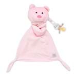 Ficha técnica e caractérísticas do produto Naninha Plush Urso Listrado - Rosa - Zip Toys