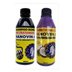 Ficha técnica e caractérísticas do produto Nanovin a Shampoo 300ml + Tônico Nanovin a Cavalo de Ouro 300ml