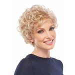 12 polegadas Women Fashion High Quality Fashion Synthetic wigs for Women Heat Resistant Short Curly Blonde # 039;s Wigs