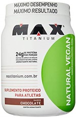 Ficha técnica e caractérísticas do produto Natural Vegan, Max Titanium, Chocolate, 500g