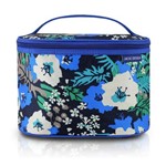 Necessaire Frasqueira Estampada Tamanho G Azul/floral Jacki Design