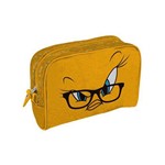 Ficha técnica e caractérísticas do produto Necessaire Looney Tunes Tweety Big Face Amarela em Pu - Urban - 23,5x17 Cm