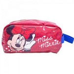 Necessaire Vermelho Miss Minnie 23X11cm - Mickey Minnie