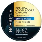 Ficha técnica e caractérísticas do produto Neez Hairstyle Pomada Modeladora Capilar 50G - Efeito Matte
