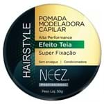 Ficha técnica e caractérísticas do produto Neez Hairstyle Pomada Modeladora Capilar 50G - Efeito Teia