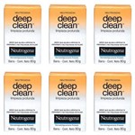 Neutrogena Deep Clean Sabonete Facial Limpeza Profunda 80g (kit C/06)