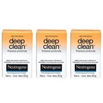 Ficha técnica e caractérísticas do produto Neutrogena Deep Clean Sabonete Facial Limpeza Profunda 80g - Kit com 03