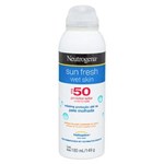 Ficha técnica e caractérísticas do produto Neutrogena Sun Fresh Wet Skin Aerosol Fps 50 180Ml