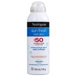 Ficha técnica e caractérísticas do produto Neutrogena Sun Fresh Wet Skin FPS 50 - Protetor Solar 180ml