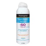 Ficha técnica e caractérísticas do produto Neutrogena Sun Fresh Wet Skin Spray Protetor Solar FPS 50 180ml
