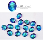 Ficha técnica e caractérísticas do produto New 10pcs Chama Decorator Manicures Rhinestone Diamante brilhante
