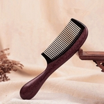 Ficha técnica e caractérísticas do produto New Natural chifre pente escova Hair Care madeira Spa Massagem Sandalwood Comb