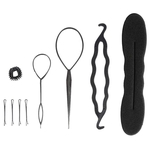 Ficha técnica e caractérísticas do produto New Women Fashion Styling grampo de cabelo Bun Criador trança ferramenta DIY Acessórios (9PCS)
