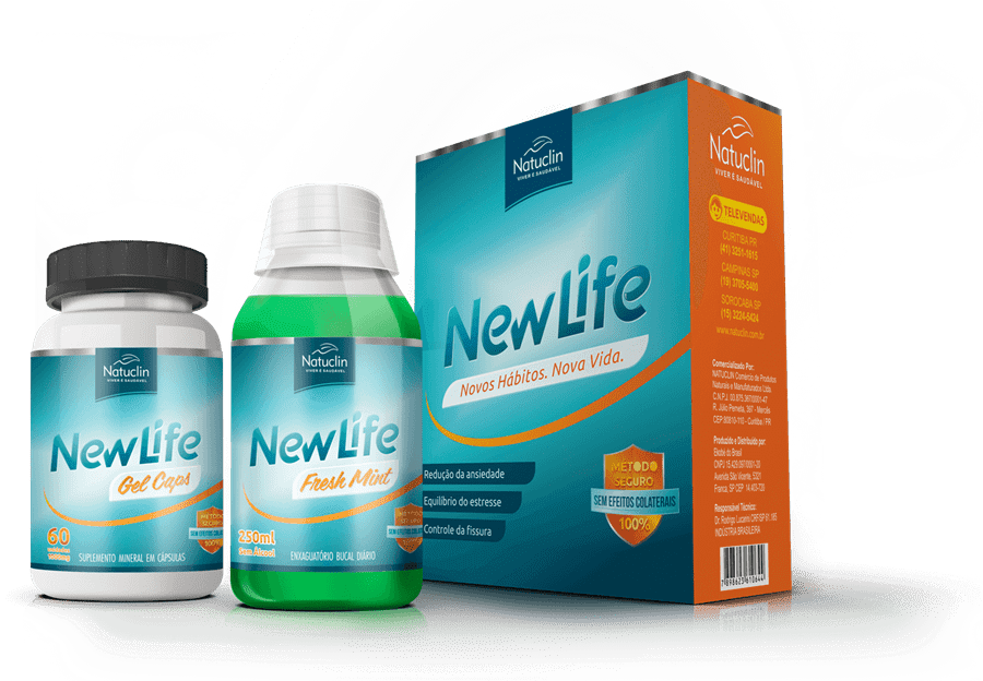 Newlife Natuclin - Enxaguante Bucal 250ml e Suplemento Mineral 60