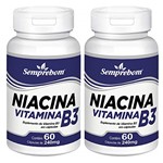 Ficha técnica e caractérísticas do produto Niacina Vitamina B3 - Semprebom - 120 Cap. de 240 Mg.