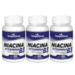 Ficha técnica e caractérísticas do produto Niacina Vitamina B3 – Semprebom - 180 Cap. De 240 Mg