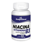 Ficha técnica e caractérísticas do produto Niacina Vitamina B3 ¿ Semprebom - 60 Cap. de 240 Mg.