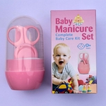 Ficha técnica e caractérísticas do produto Niceday 4pcs / set unhas do bebê faca Terno infantil Clippers Kit Unhas Unhas
