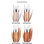 Ficha técnica e caractérísticas do produto Maquiagem Marcador Creme para Rosto Shimmer corpo Make Up líquido Brighten Professional Brilho Cosmetic